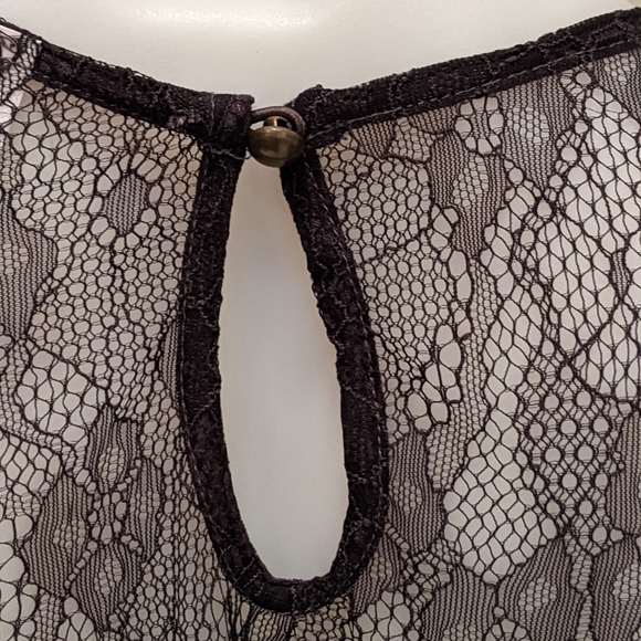 Xhileration Women's Long Sleeve Lace Top Size Small - Picture 5 of 8